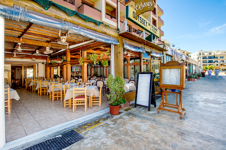 odyssey bar, restaurant & pizzeria marsalforn – gozo
