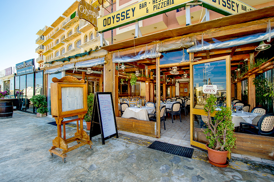 odyssey bar, restaurant & pizzeria marsalforn – gozo